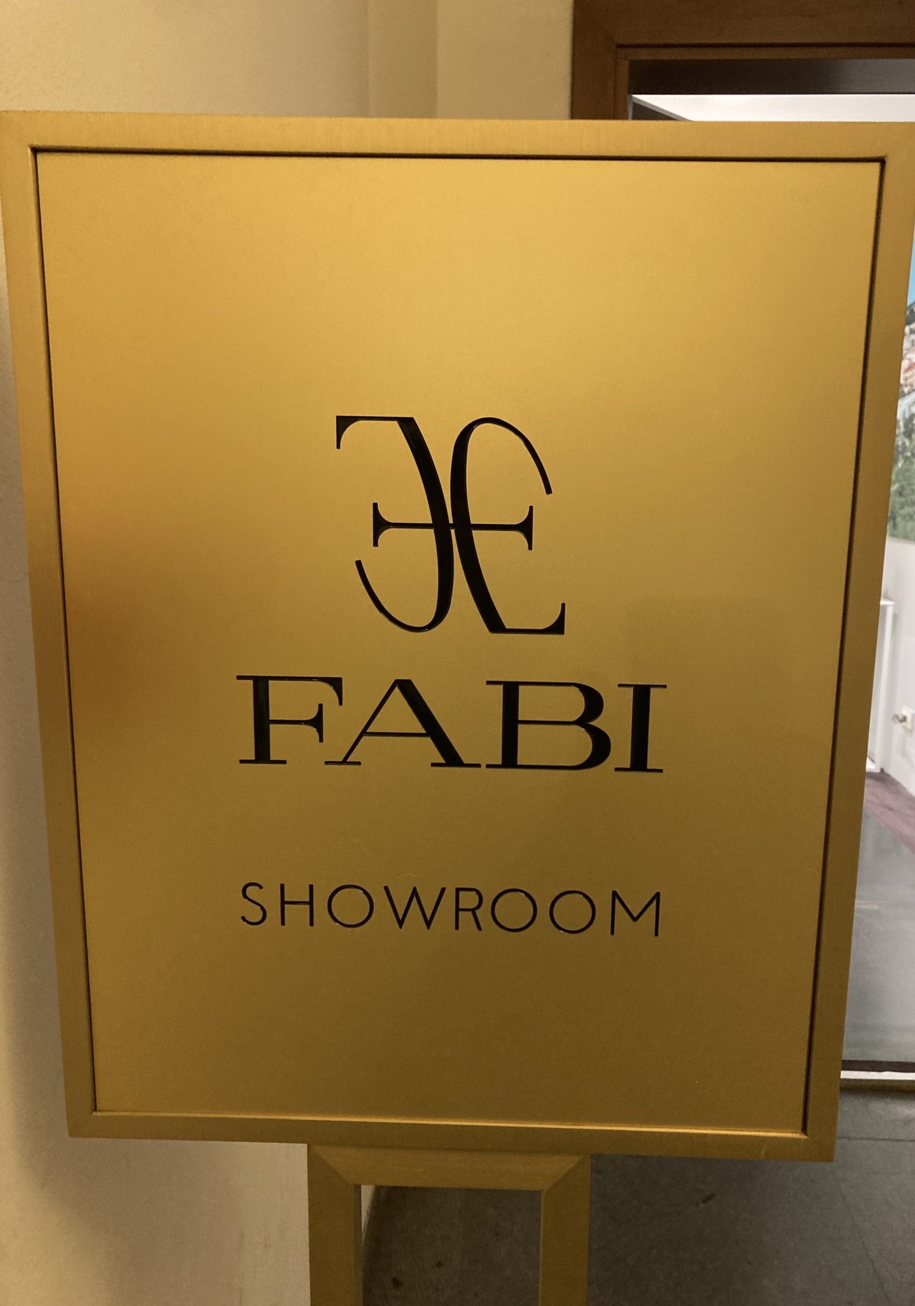 Fabi  –  showroom via Sant’Andrea Milano